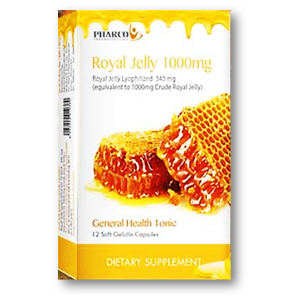 Royal Jelly 1000 mg Pharco 12 capsules